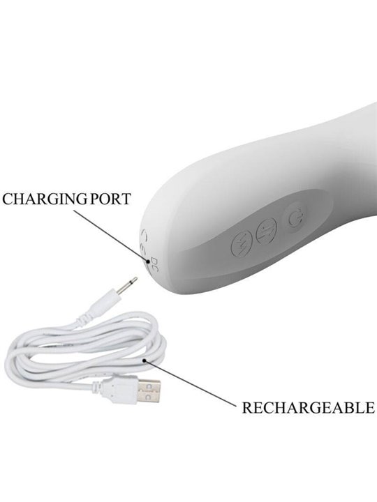 Pretty Love - Reese Rotating Vibrator Silver