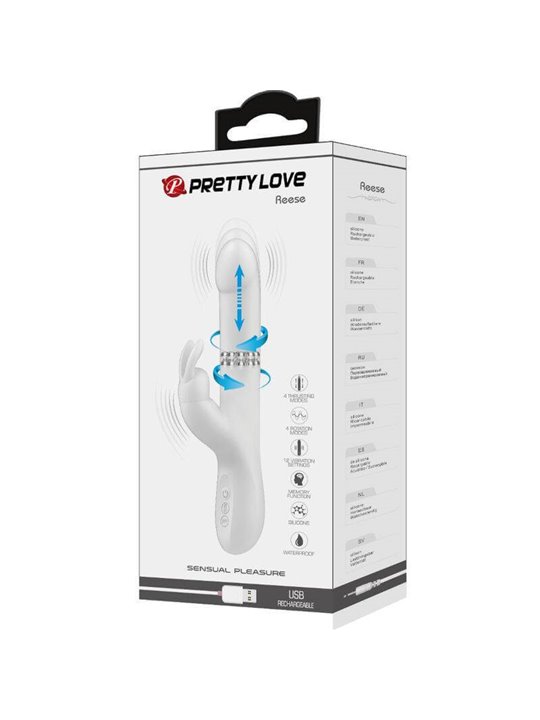 Pretty Love - Reese Vibrator with Silver Rotation