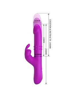 Pretty Love - Reese Rotating Vibrator Purple
