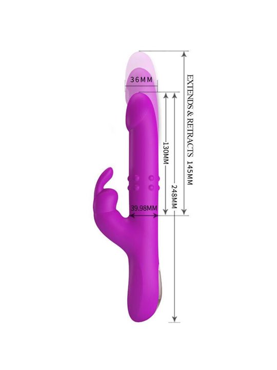 Pretty Love - Reese Rotating Vibrator Purple