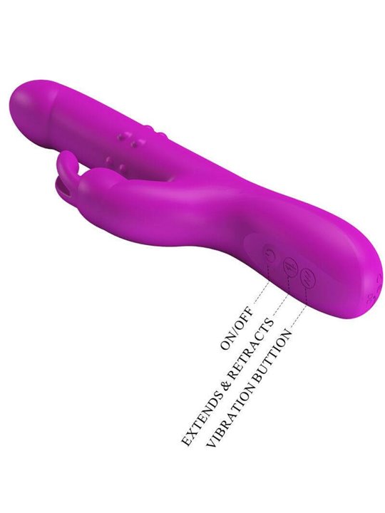 Pretty Love - Reese Rotating Vibrator Purple