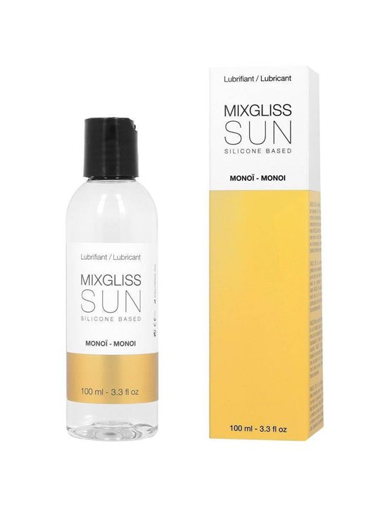 Mixgliss Sun - Lubrificante a Base Silicone Aroma Monoi 100 ML