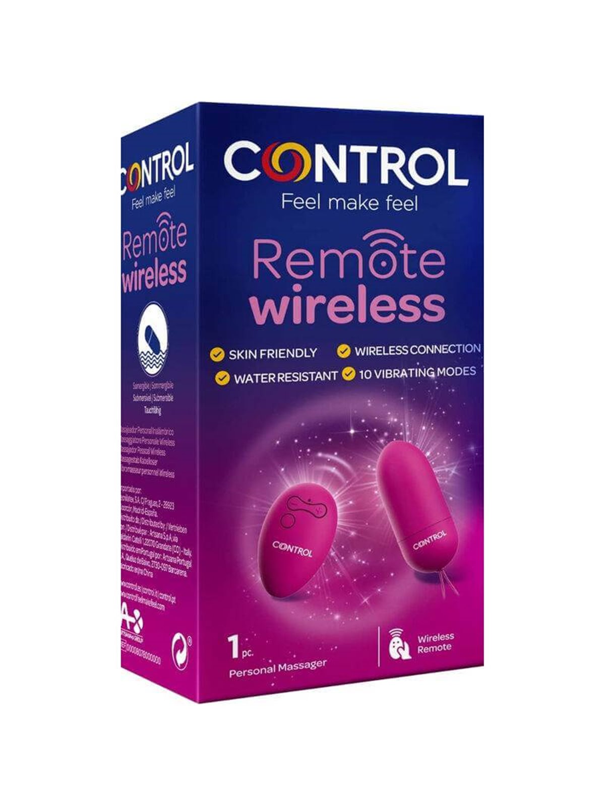 Control Remote Wireless - Massaggiatore Intimo con Controllo Remoto