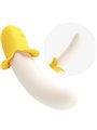 Pretty Love - Banana Geek Super Power 7 Vibrations Up&Down Silicone Black