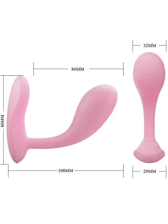 Pretty Love - Baird G-Spot 12 Vibrations Rechargeable Pink App