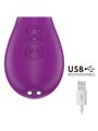 Intense - Apolo Rechargeable Multifunction Vibrator 7 Vibrations With Swinging Motion Purple