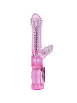 Baile Thorny - Vibratore Rabbit Vertebrato e Oscillante in Silicone Rosa