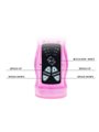 Baile - Vibratore Rabbit in Silicone Viola con Oscillazione e Rotazione