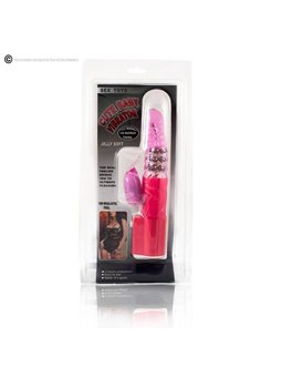 Baile Cute Baby Vibrator - Vibratore Rabbit in Silicone Rosa con Sfere Rotanti