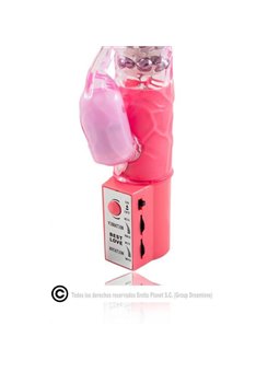 Baile Cute Baby Vibrator - Vibratore Rabbit in Silicone Rosa con Sfere Rotanti