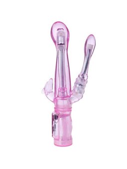 Baile Intimate Tease - Vibratore Flessibile con Stimolatore Anale e Clitorideo