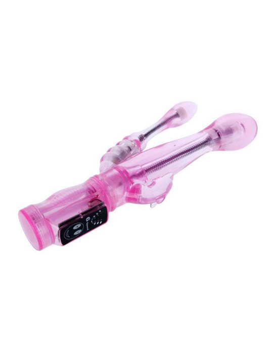 Baile Intimate Tease - Vibratore Flessibile con Stimolatore Anale e Clitorideo