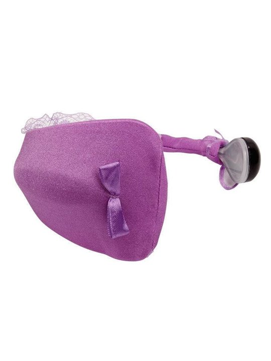Baile - Thong with Vibrator with Lilac Remote Control