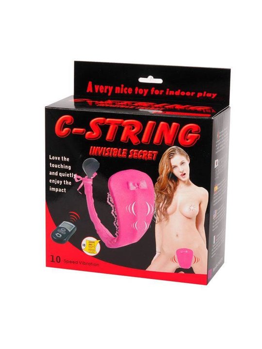 Baile - Thong with Vibrator with Lilac Remote Control