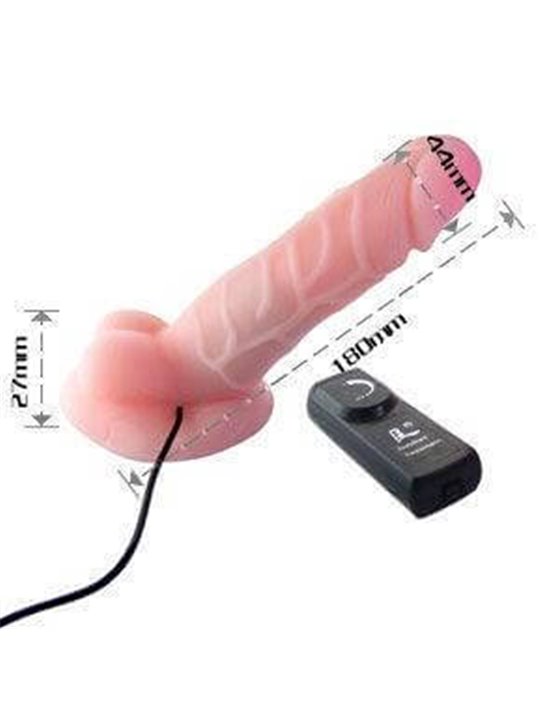 Baile - Pene Realistico in Silicone Cybersking con Vibrazione - 17,5 CM
