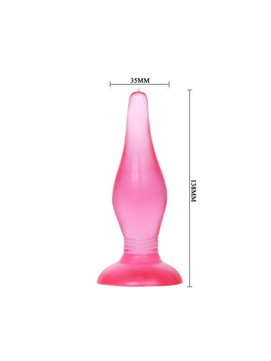 Baile Butt - Plug Anale Soft Touch Fucsia 14,2 CM