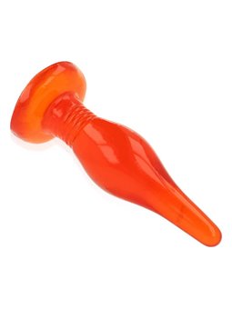 Baile - Red Soft Touch Anal Plug 14.2 CM