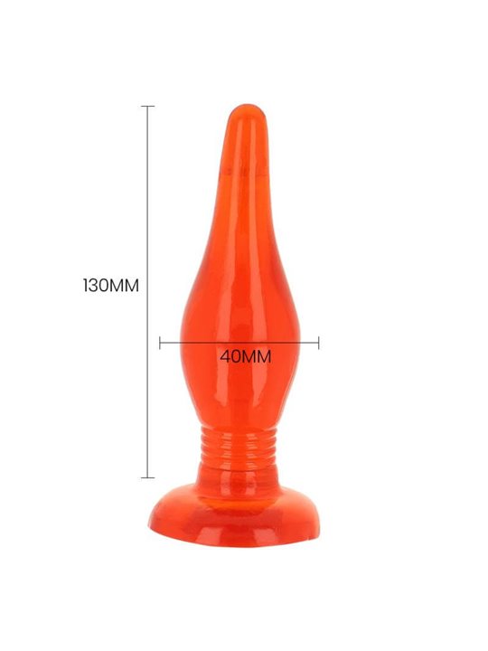 Baile Butt - Plug Anale Soft Touch Rosso 14,2 CM