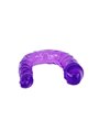 Baile Jelly - Doppio Dildo in Silicone Viola Flessibile - 29 CM