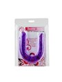 Baile Jelly - Doppio Dildo in Silicone Viola Flessibile - 29 CM