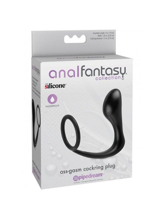 Anal Fantasy Ass-Gasm - Anello Fallico con Plug Anale