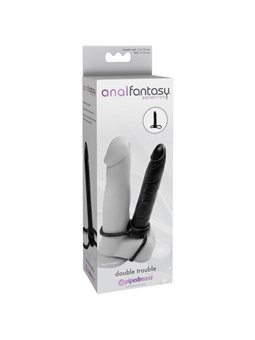 Anal Fantasy - Dildo Anale con Doppio Anello per Doppia Penetrazione