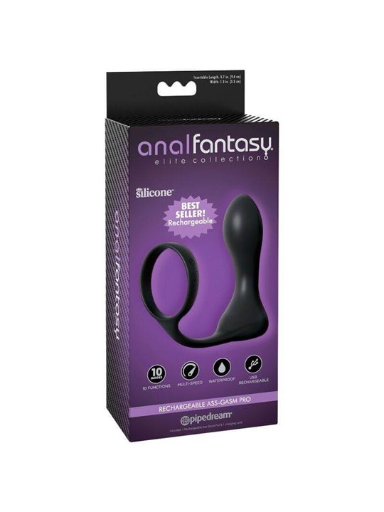 Anal Fantasy Ass-Gasm Pro - Plug Anale Stimolatore con Anello Fallico