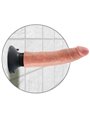 King Cock - Vibratore Realistico Vaginale con Ventosa Fallo Vibrante Dildo Impermeabile Flesh 7