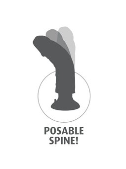 King Cock - Vibratore Realistico Vaginale con Ventosa Fallo Vibrante Dildo Impermeabile Flesh 7