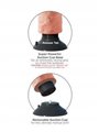 King Cock - Vibratore Realistico 8 Vibrating con Ventosa Clear