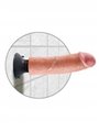 King Cock - Vibratore Realistico 8 Vibrating con Ventosa Clear