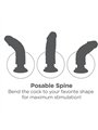 King Cock 17.78 CM Vibrating Cock with Balls Flesh