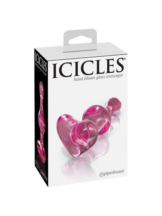 Pipedream - Icicles No. 75 Dildo in Vetro Rosso