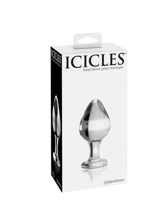 Pipedream - Icicles No. 25 Plug Anale in Vetro Trasparente