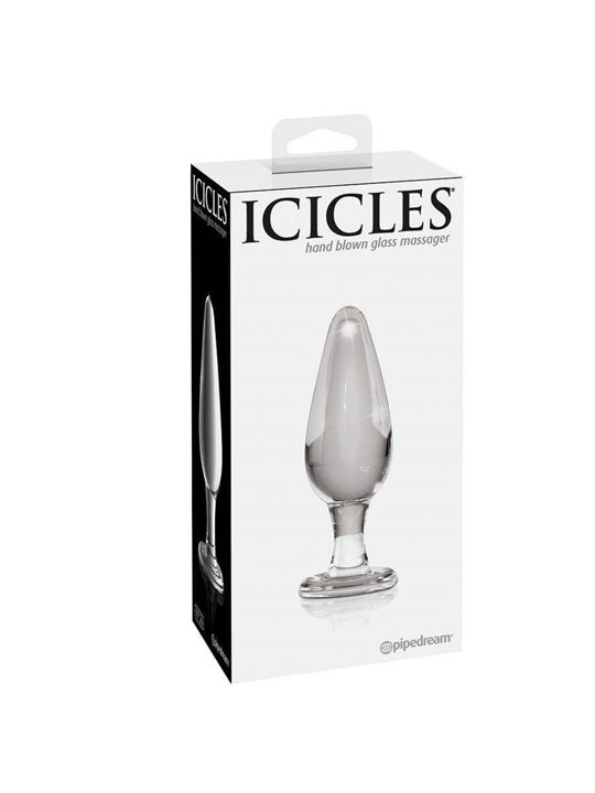Pipedream - Icicles No. 26 Plug Anale in Vetro Trasparente