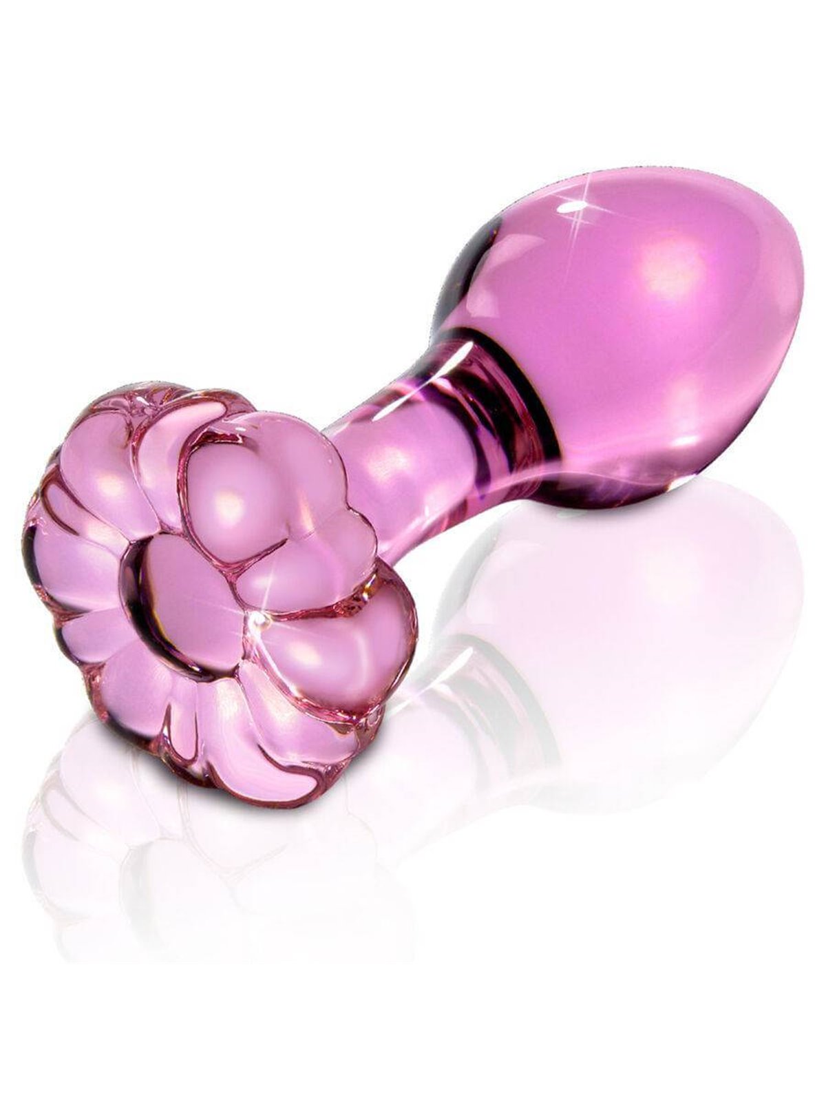 Pipedream - Icicles No. 48 Plug Anale in Vetro Rosa