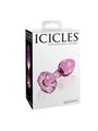 Pipedream - Icicles No. 48 Plug Anale in Vetro Rosa