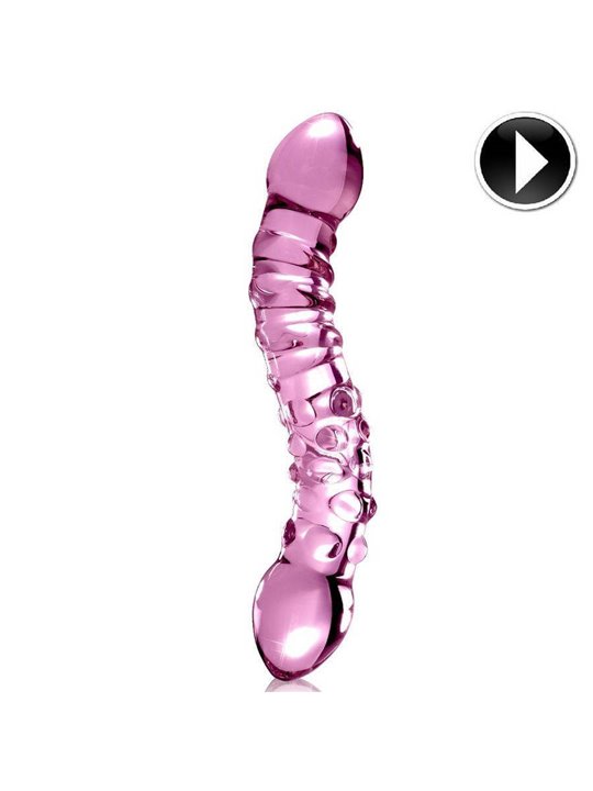 Pipedream - Icicles No. 55 Dildo in Vetro Rosa