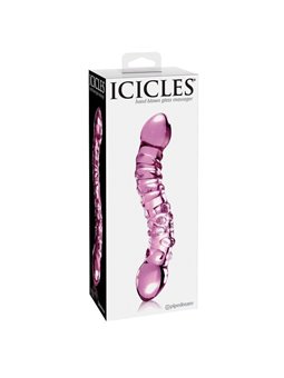 Pipedream - Icicles No. 55 Dildo in Vetro Rosa