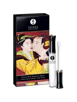 Shunga - Divine Lip Gloss Strawberry & Cava