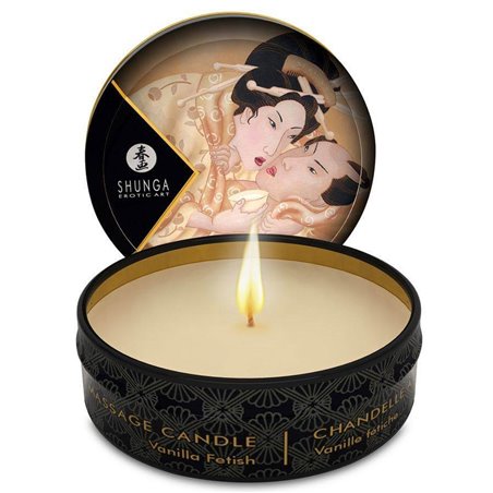 Shunga - Mini Caress By Candelight Candela Da Massaggio alla Vaniglia 30 ML