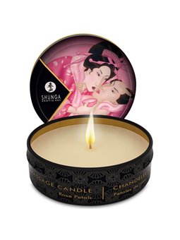 Shunga - Mini Caress By Candelight Candela Da Massaggio Alle Rose 30 ML