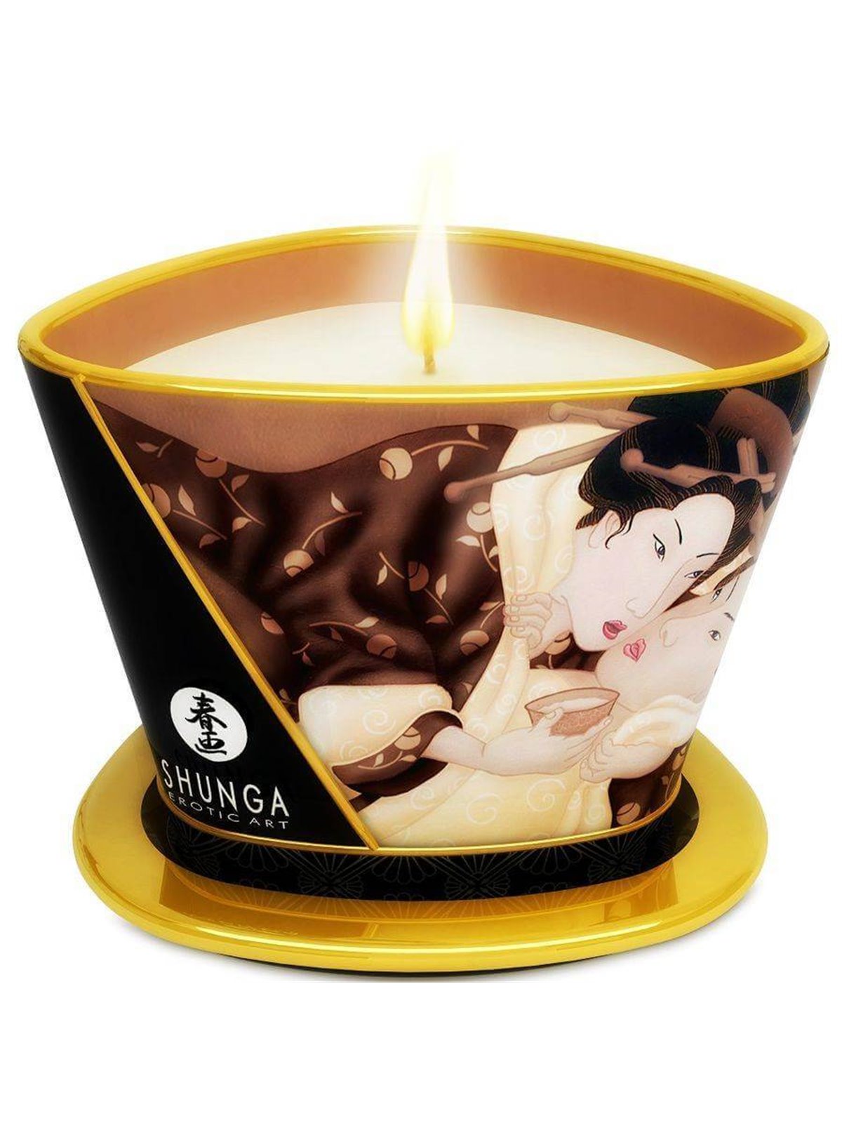 Shunga - Mini Caress By Candelight Candela Da Massaggio al Cioccolato 170 ML