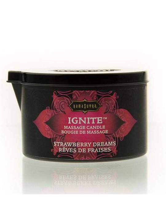Kamasutra - Strawberry Dreams Massage Candle 170 GR