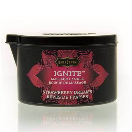 Kamasutra - Strawberry Dreams Massage Candle 170 GR