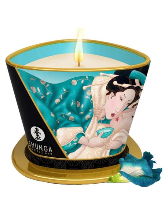 Shunga - Island Blossoms Massage Candle 170 ML