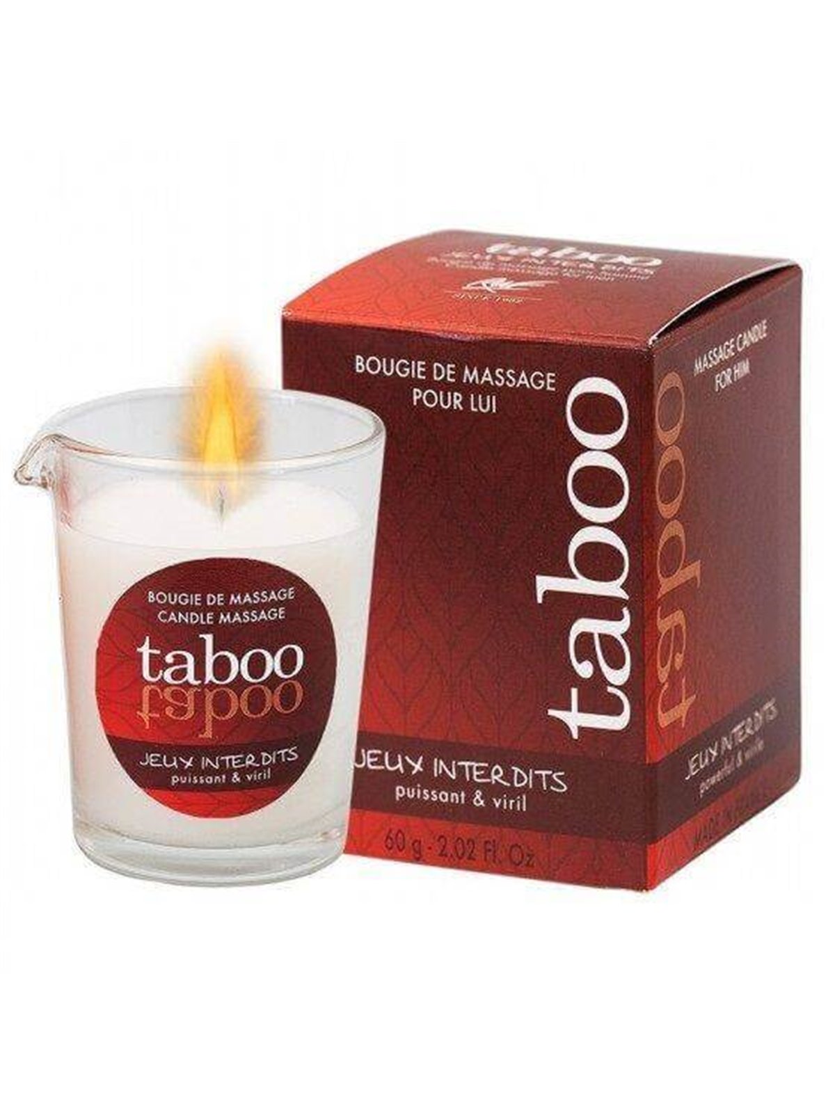 Taboo Candle Massage Men Jeux Interdits Smell Lichen