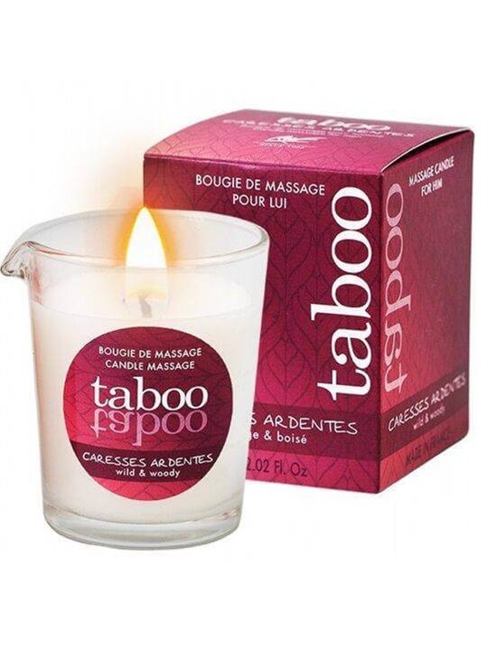 Taboo Candle Massage Men Caresses Ardentes Smell Fern