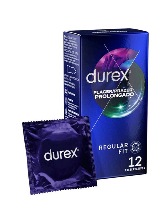 Durex - Preservativi Piacere Prolungato Ritardanti 12 Unità
