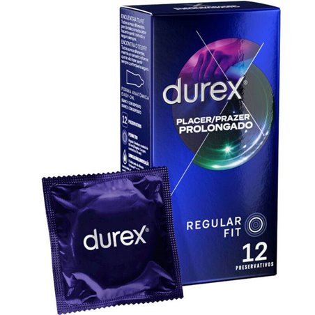 Durex - Preservativi Piacere Prolungato Ritardanti 12 Unità